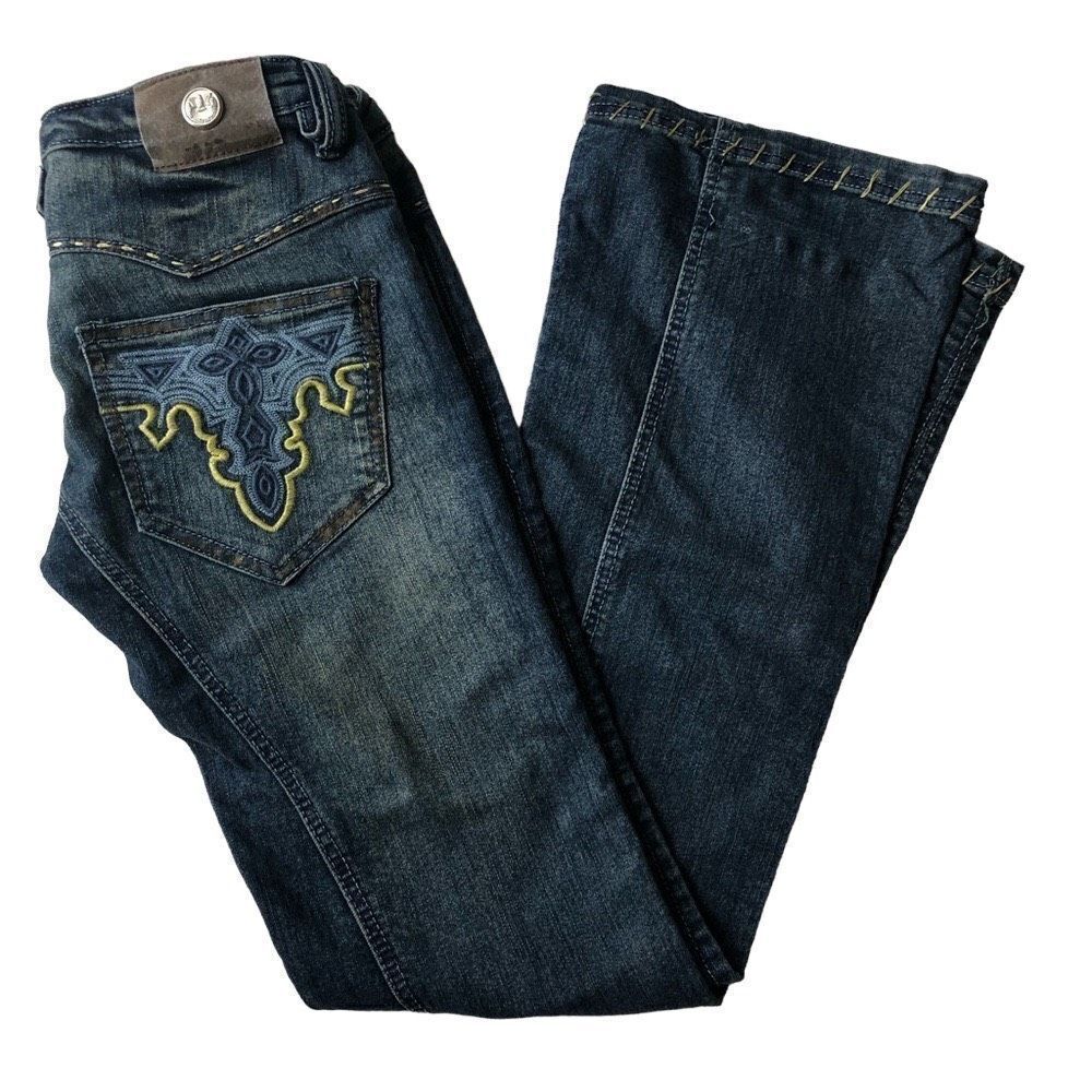 Antik Denim Flare Embroidered Denim Jeans - Women’s 4